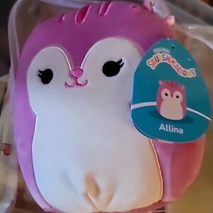 Squishmallows Official Allina squirrel purple